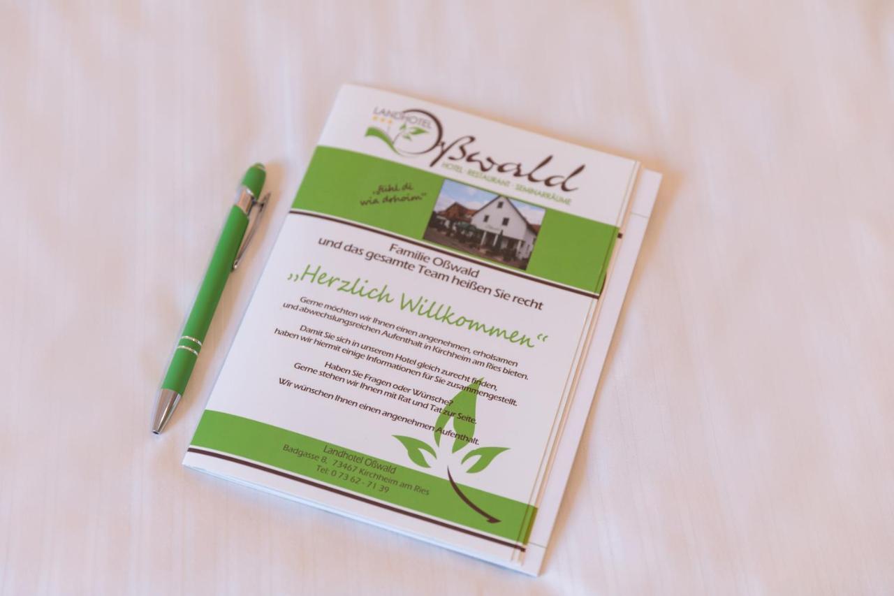 Landhotel Osswald Kirchheim am Ries Esterno foto